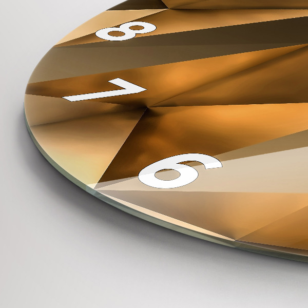 Zegar ścienny okrągły Tekstura geometryczna