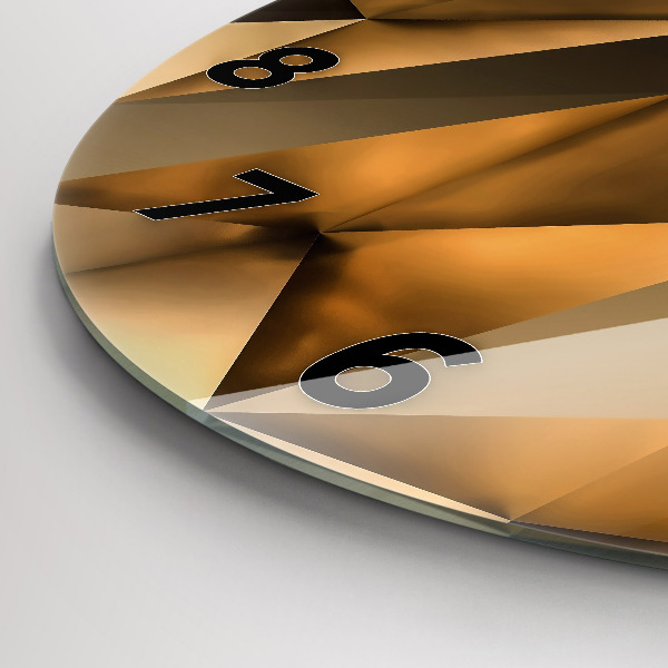 Zegar ścienny okrągły Tekstura geometryczna