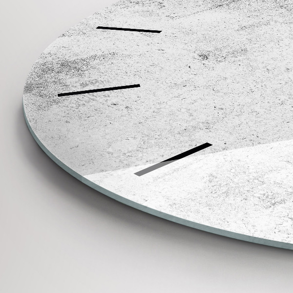 Zegar okrągły z nadrukiem Betonowy mur