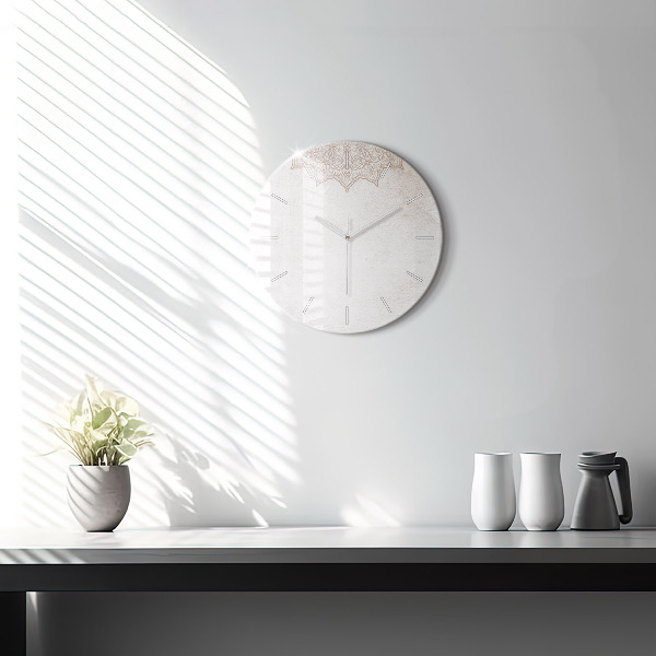 Zegar okrągły Wzór dekoracyjny