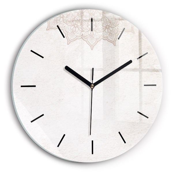 Zegar okrągły Wzór dekoracyjny