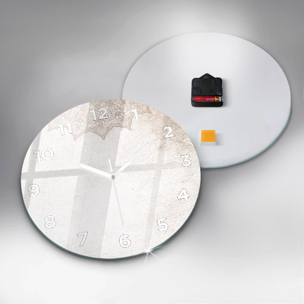 Zegar okrągły Wzór dekoracyjny