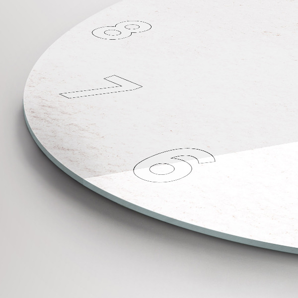 Zegar okrągły Wzór dekoracyjny