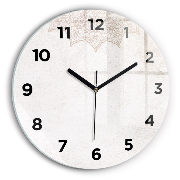Zegar okrągły Wzór dekoracyjny