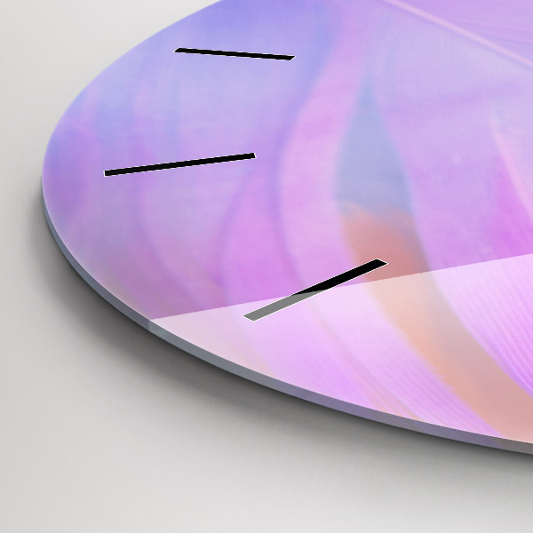 Zegar okrągły Kolorowe pióra