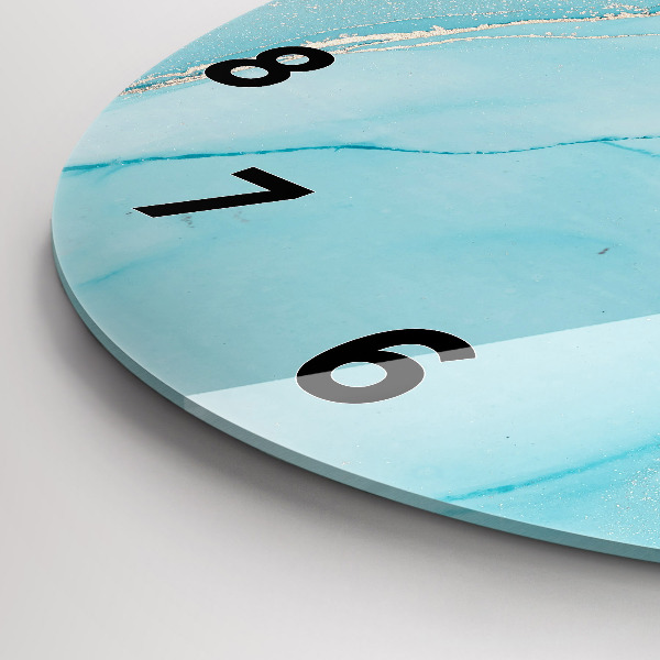 Zegar okrągły Dekoracyjny marmur