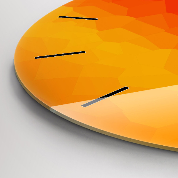 Zegar okrągły Kolorowa abstrakcja