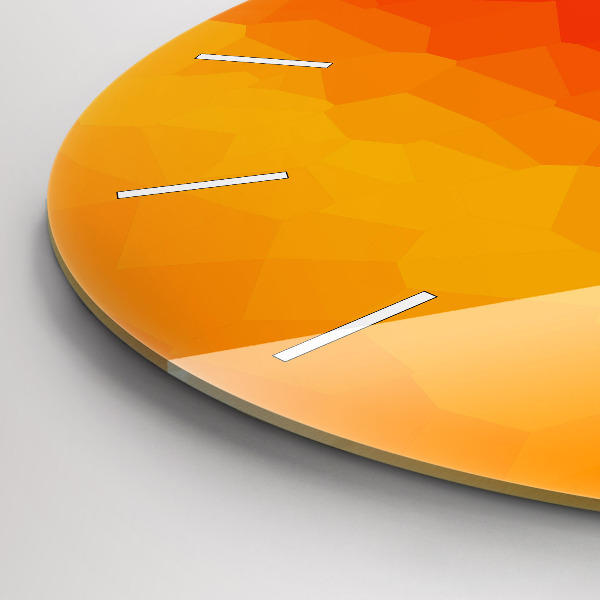 Zegar okrągły Kolorowa abstrakcja