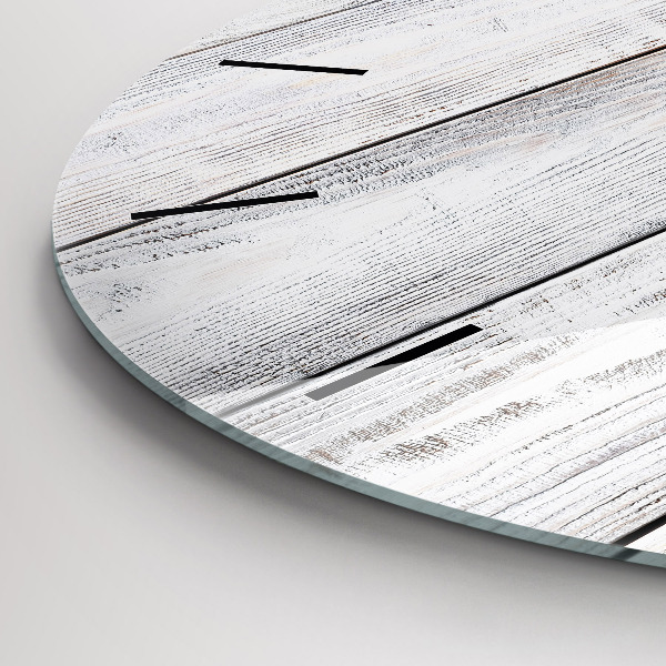 Zegar okrągły Pomalowane deski