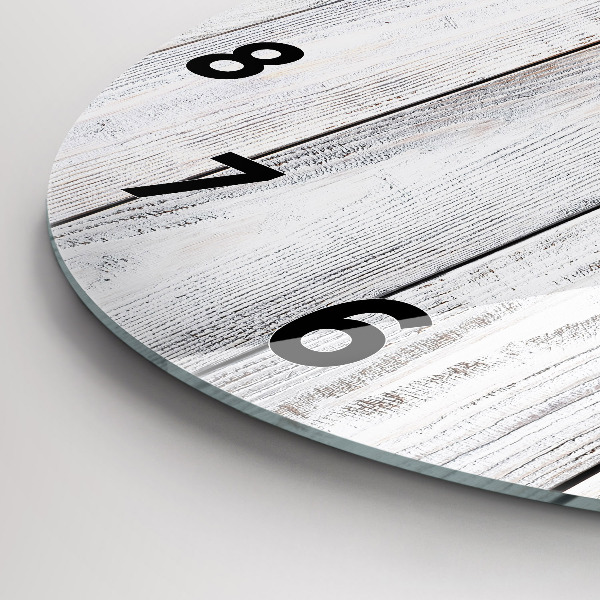 Zegar okrągły Pomalowane deski