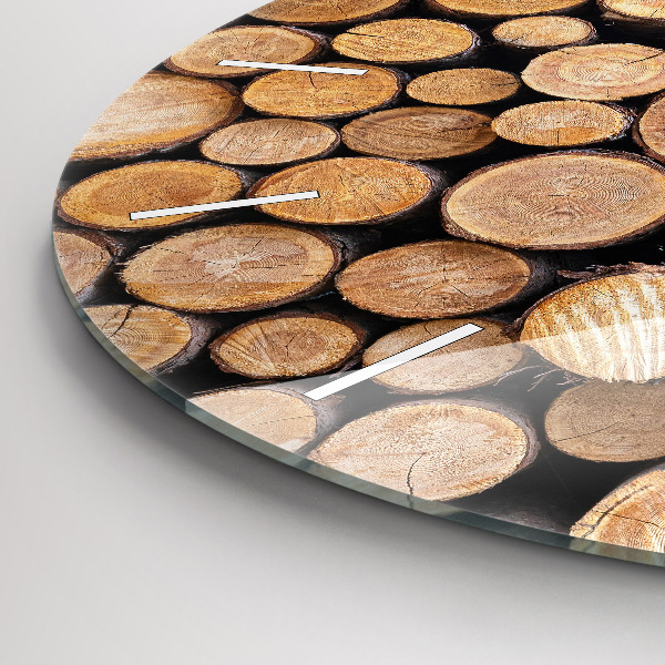 Zegar okrągły Słoje drzew