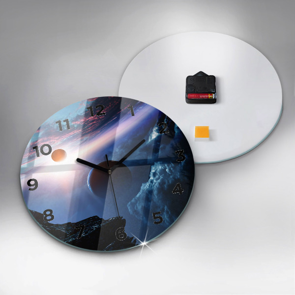 Zegar okrągły Wielka galaktyka