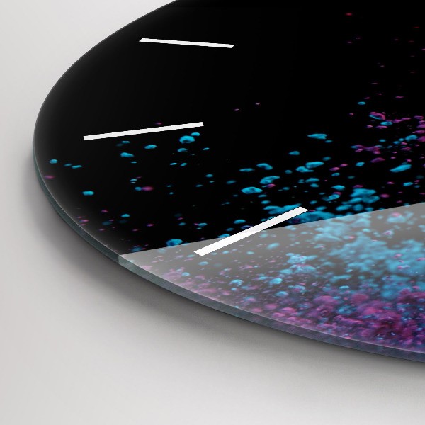 Zegar okrągły Eksplozja kolorów