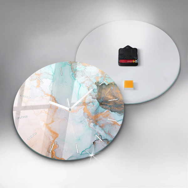 Zegar okrągły Abstrakcyjny obraz