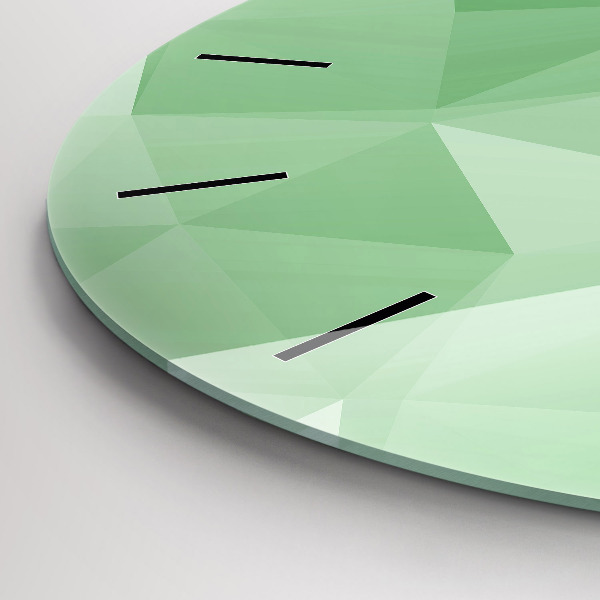 Zegar okrągły Trójkąty abstrakcja