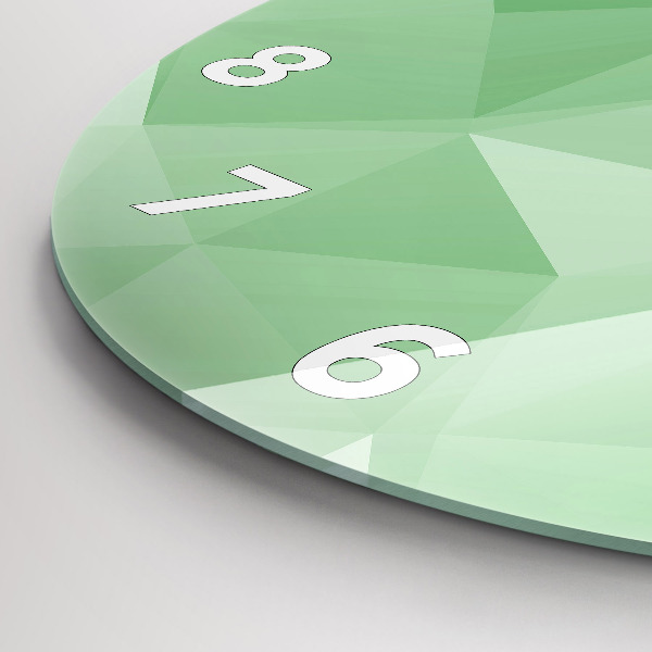 Zegar okrągły Trójkąty abstrakcja