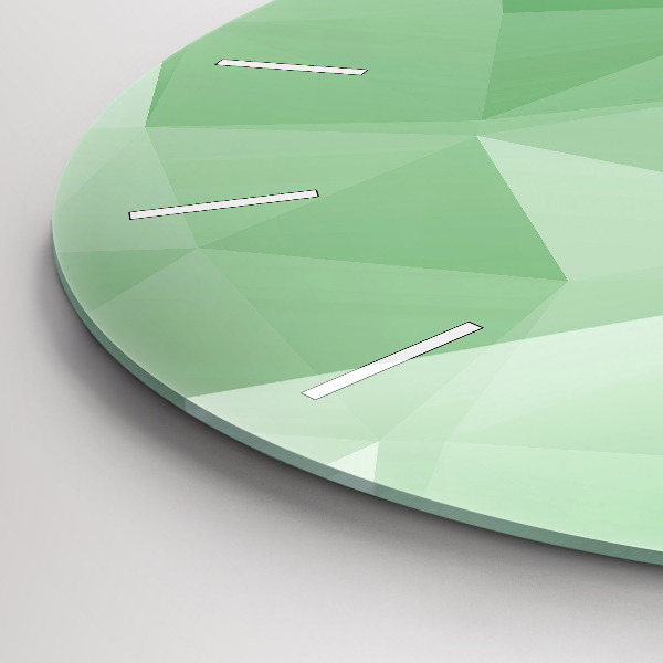 Zegar okrągły Trójkąty abstrakcja