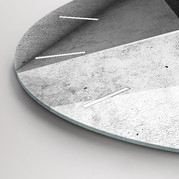 Zegar okrągły Abstrakcja trójkąty