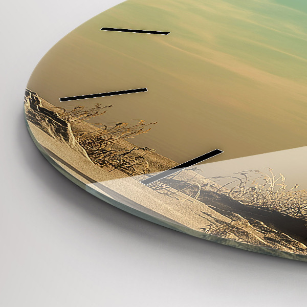 Zegar okrągły Słoń na drzewie