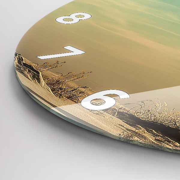 Zegar okrągły Słoń na drzewie