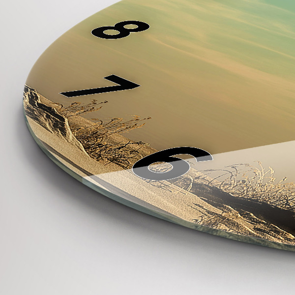 Zegar okrągły Słoń na drzewie