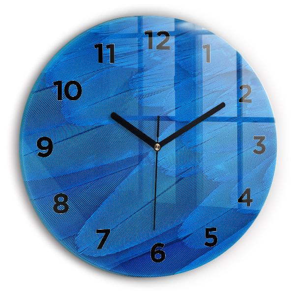 Zegar okrągły Pióro ptaka