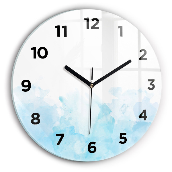 Zegar okrągły Namalowane plamy