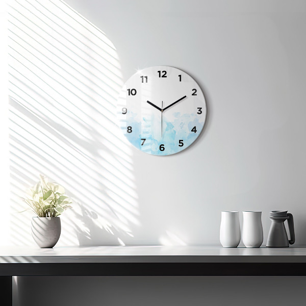 Zegar okrągły Namalowane plamy