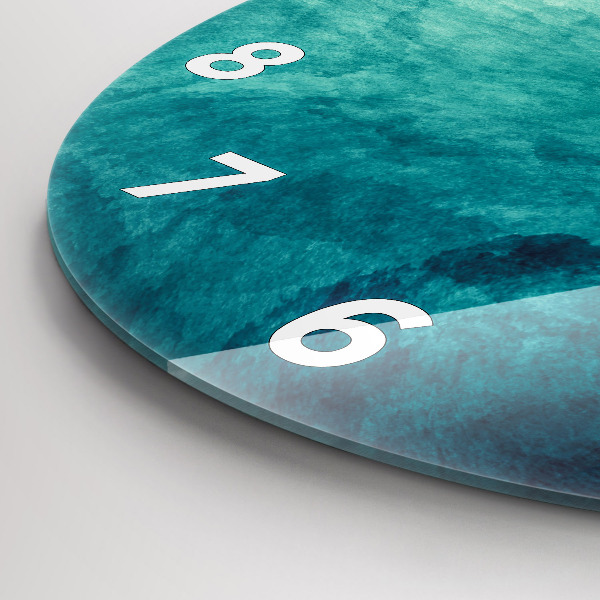 Zegar okrągły Abstrakcja głębia