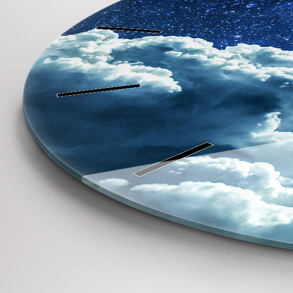 Zegar okrągły Nocne niebo