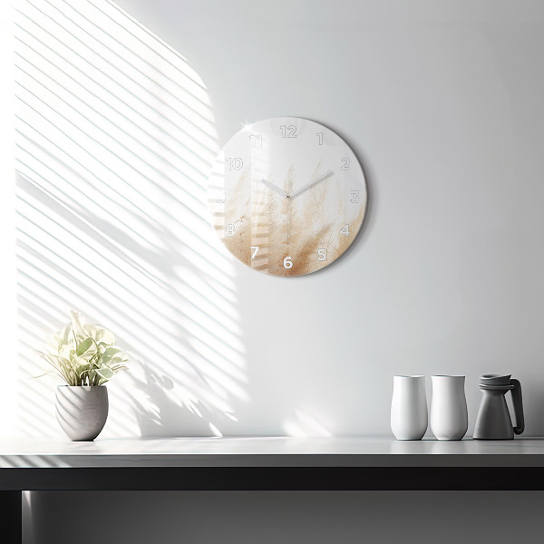 Zegar okrągły Kłosy zboża