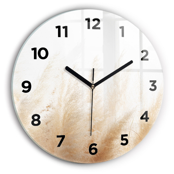 Zegar okrągły Kłosy zboża