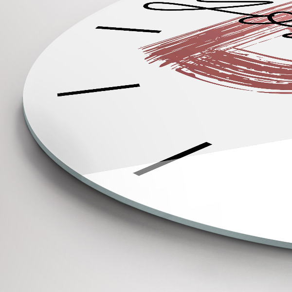 Zegar okrągły Napis Be yourself