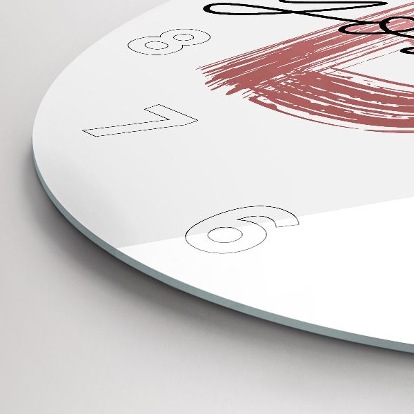 Zegar okrągły Napis Be yourself