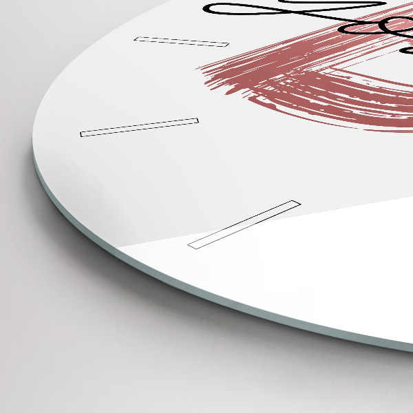 Zegar okrągły Napis Be yourself