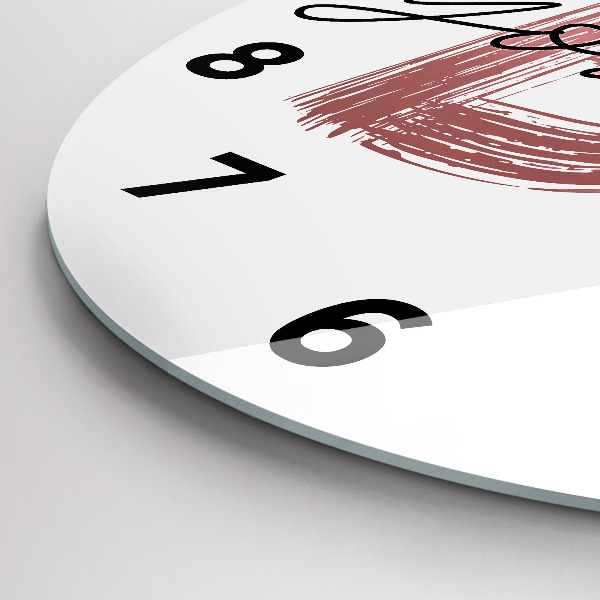 Zegar okrągły Napis Be yourself