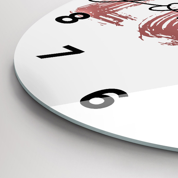 Zegar okrągły Napis Love yourself