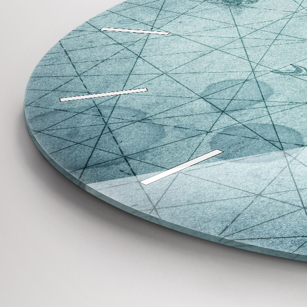 Zegar okrągły Vintage mapa