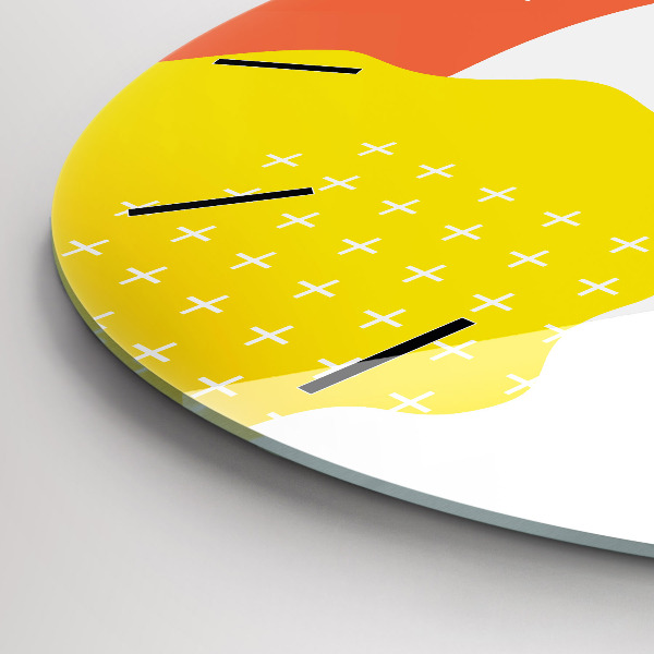 Zegar okrągły Abstrakcja POP