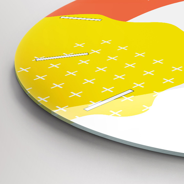 Zegar okrągły Abstrakcja POP