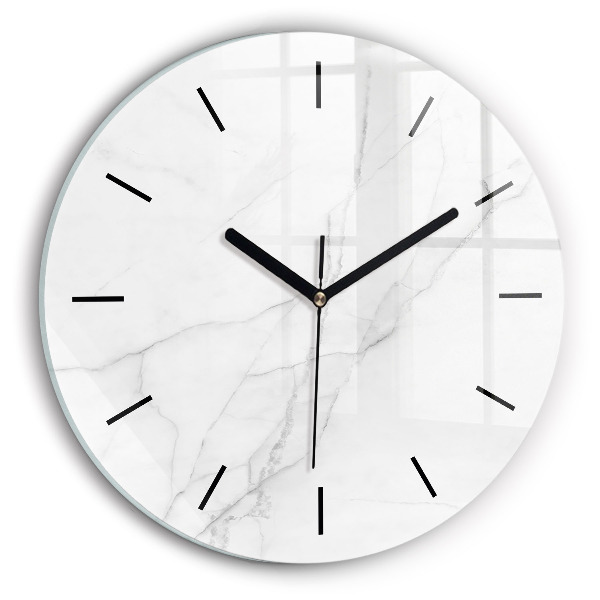 Zegar okrągły Dekoracyjny marmur