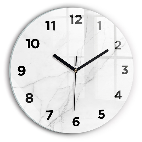 Zegar okrągły Dekoracyjny marmur