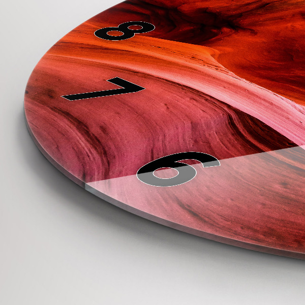 Zegar ścienny okrągły Kanion