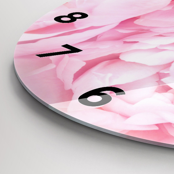 Zegar ścienny okrągły Kwitnące kwiaty