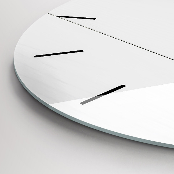 Zegar ścienny okrągły Napis dom