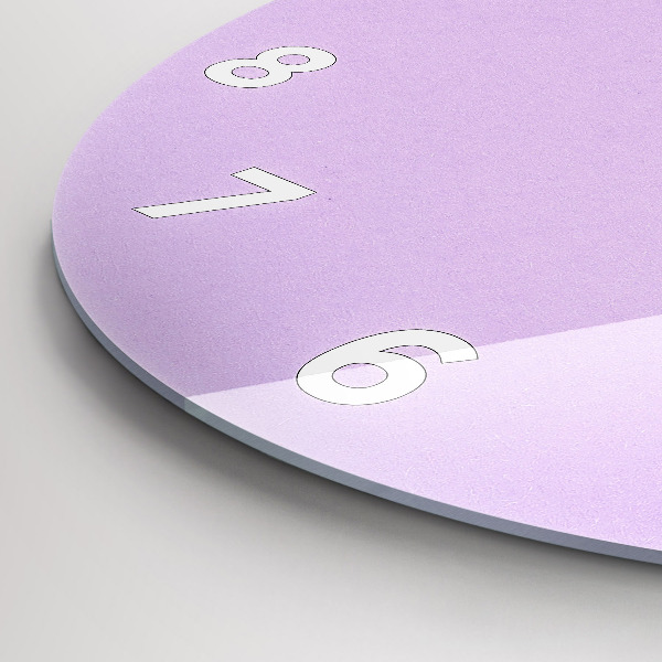 Zegar ścienny okrągły Pastelowy wzór