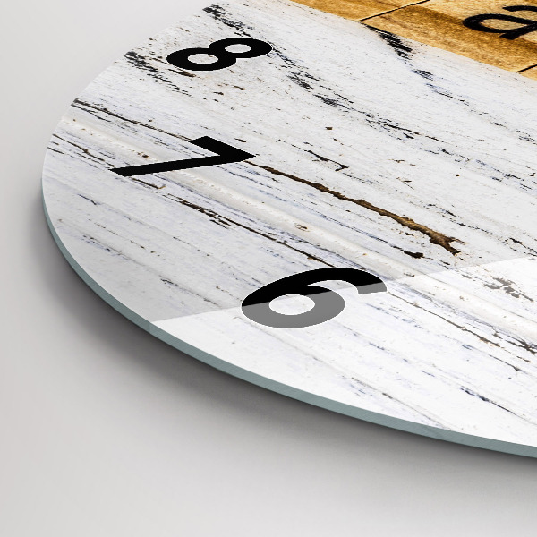 Zegar ścienny okrągły Napis Rodzina