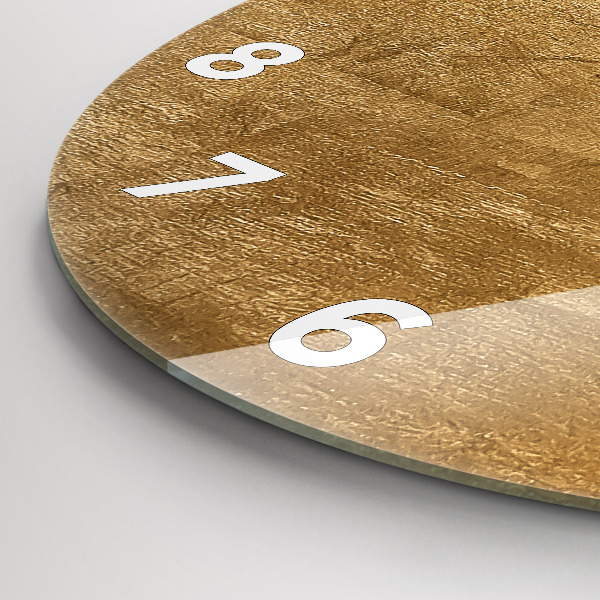 Zegar ścienny okrągły Dekoracyjne płótno