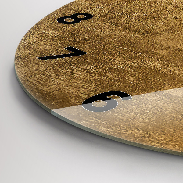 Zegar ścienny okrągły Dekoracyjne płótno