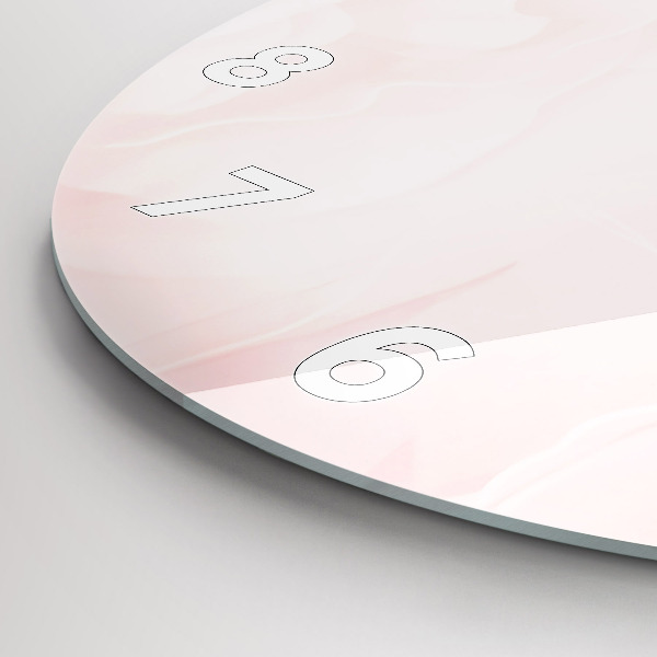 Zegar ścienny okrągły Kwitnące róże